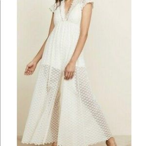 NWT FreePeople Cleo embroidered wide leg jumpsuit